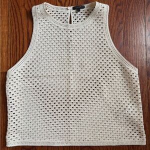 Brand new Massimo Dutti SLEEVELESS CROCHET HALTER TOP / Size M